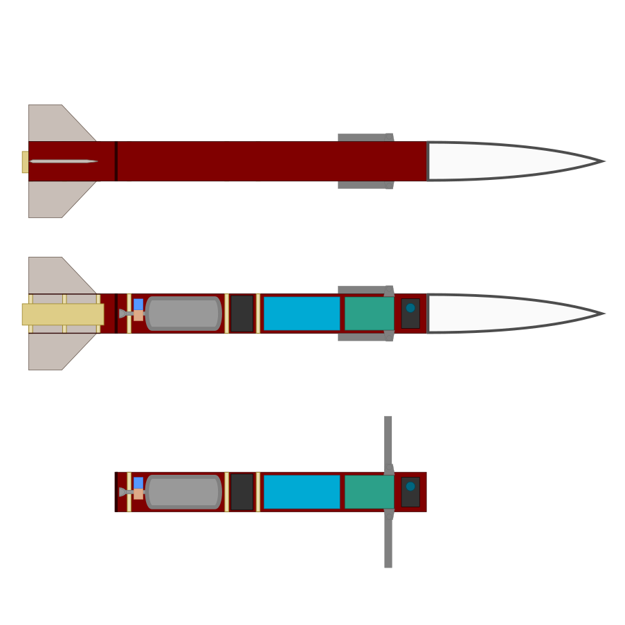 MPQ Rocket Cross Section